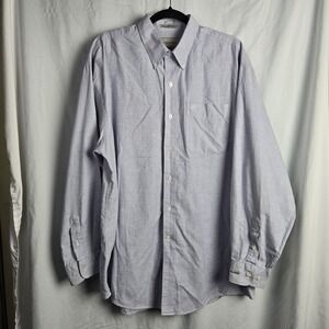 Cutter & Buck Check Button Up Blue Honda Classic Men's XL Preppy Golf Classic